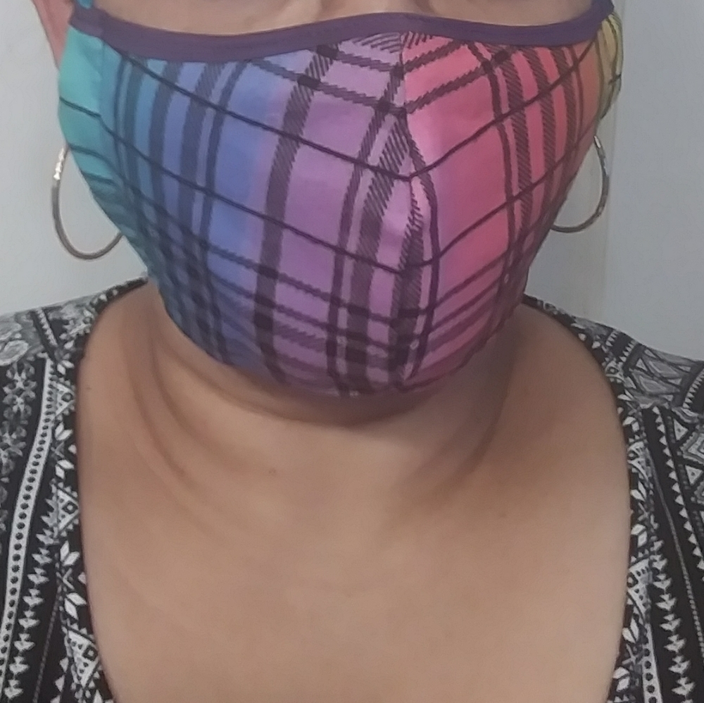 Face Mask.. Rainbow.. Custom Made to Order